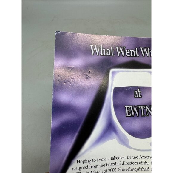 EWTN A network gone wrong book Christopher A. Ferrara paperback copyright READ - Picture 6 of 6